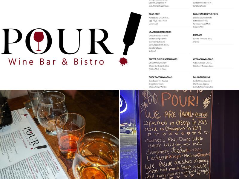 Pour Wine Bar & Bistro Menu