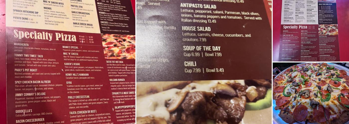 Goodfellas Pizza Menu