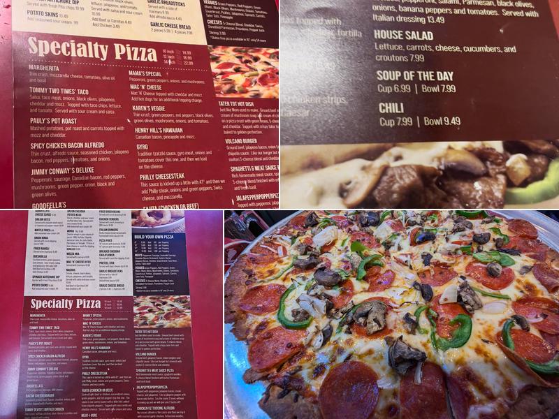Goodfellas Pizza Menu