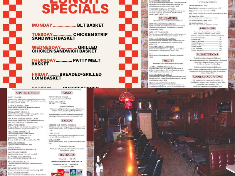 Ruby's Pub & Grill Menu
