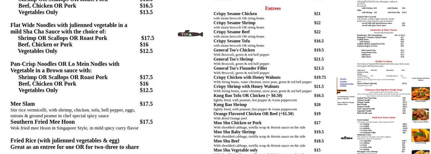 Baumgart's Café Menu