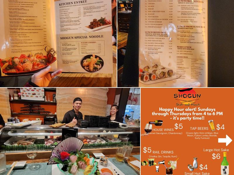 Shogun Menu