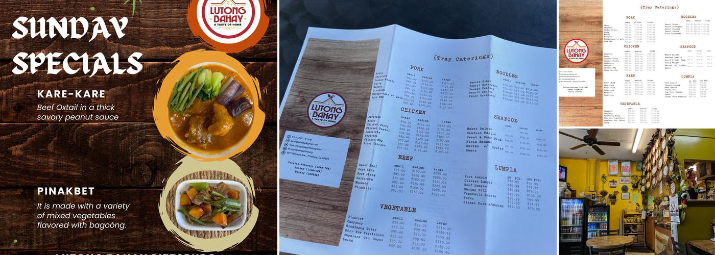 Lutong Bahay Menu
