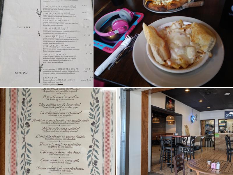 Perrett's Menu