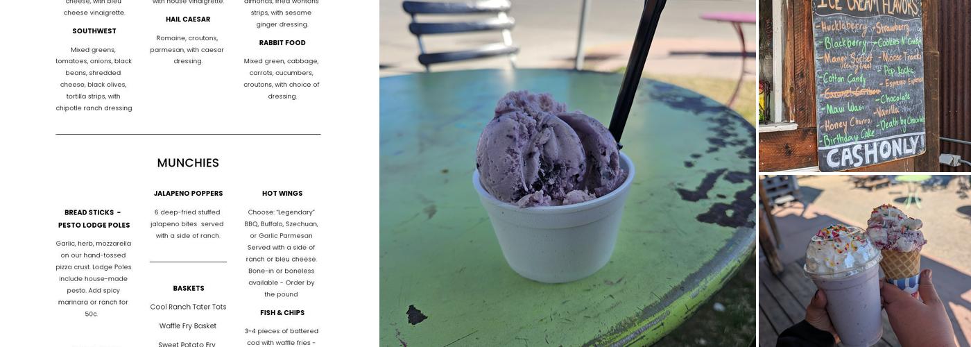 Scream Shack Menu