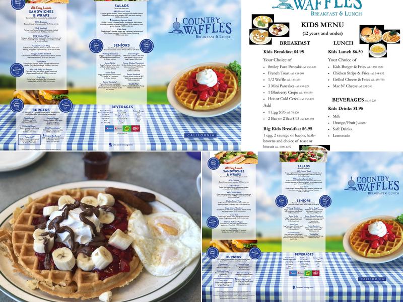 Country Waffles Menu