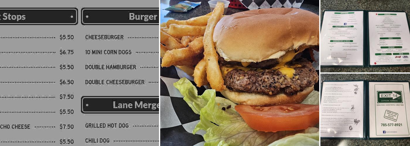 The Exit 14 Restaurant Menu