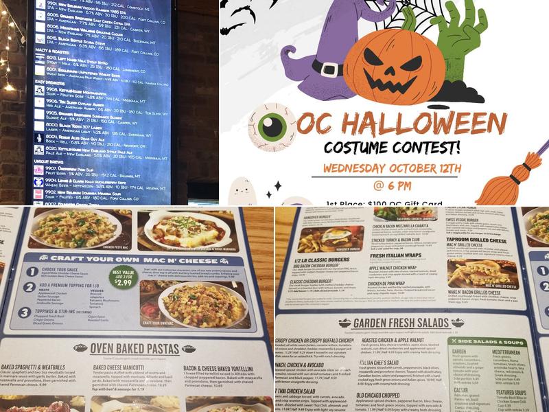 Old Chicago Pizza + Taproom Menu