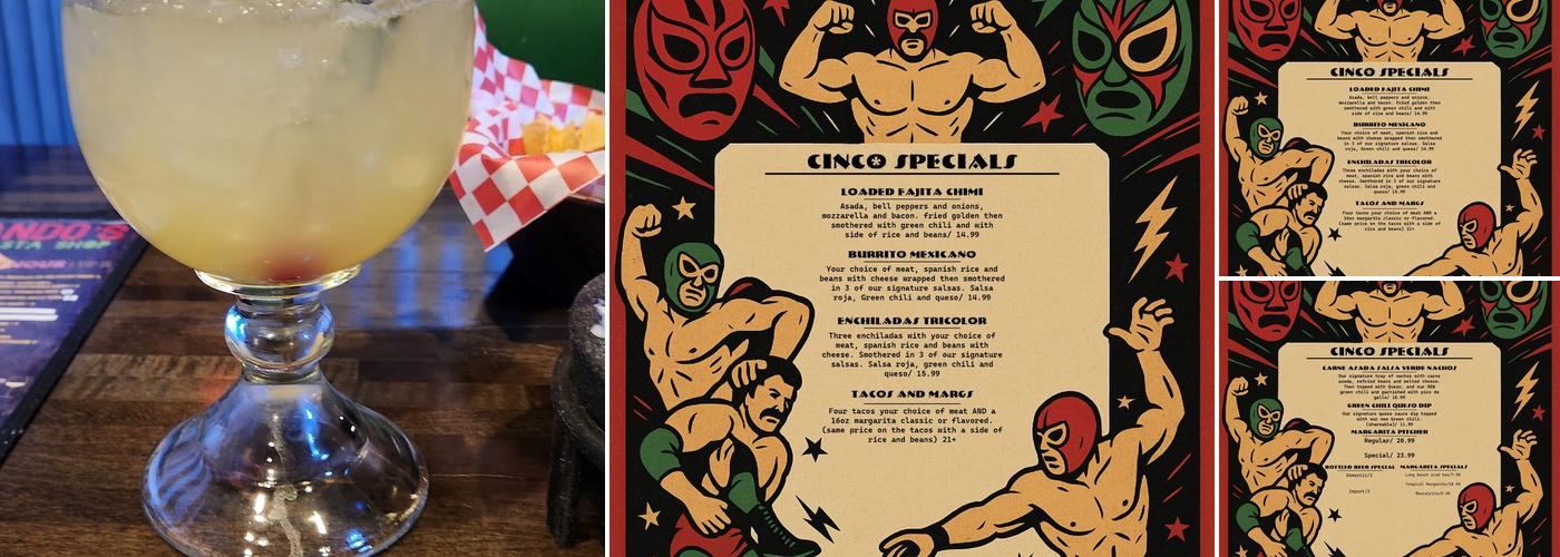 Armandos Taco And Pasta Shop Menu