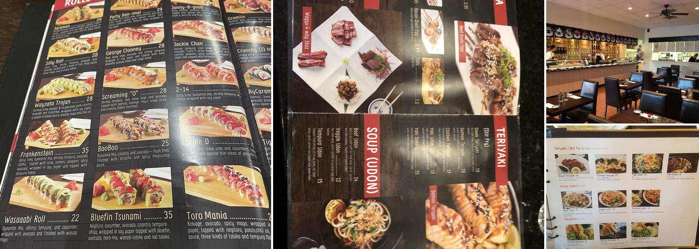 Sushi Fix Menu