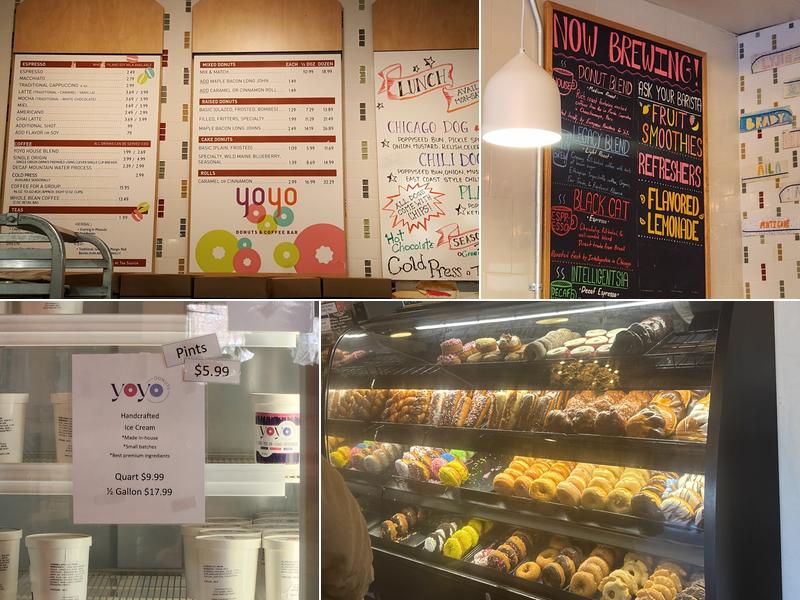 YoYo Donuts Menu