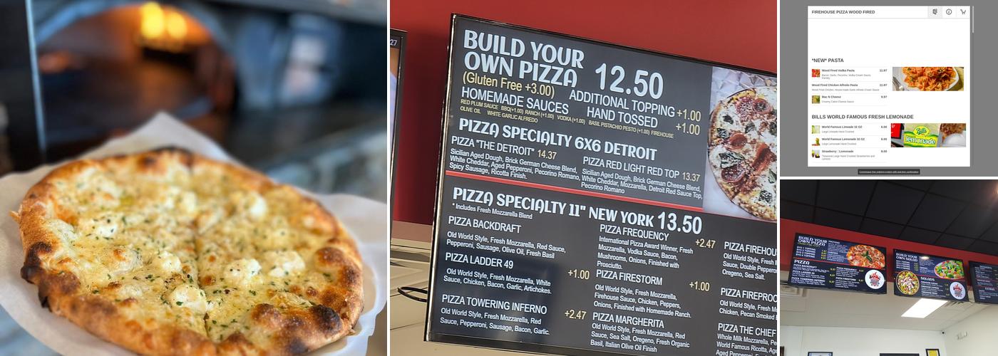 Firehouse Pizza Wood Fired Menu