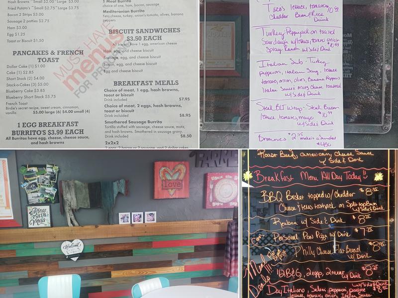 Caras Cafe and Pizzeria Menu