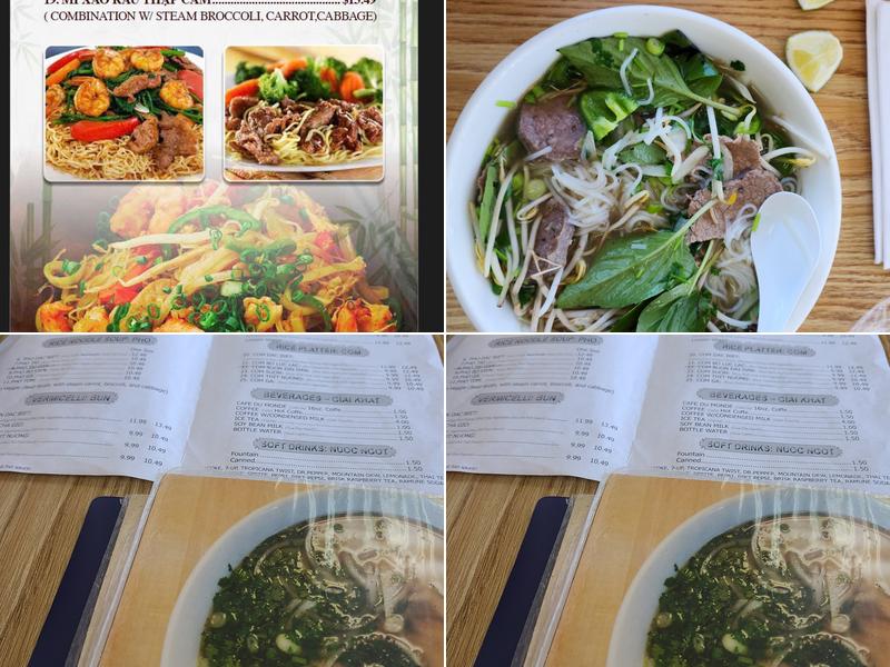 Phở Saigon Menu