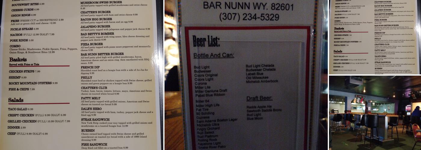 Chatters Menu