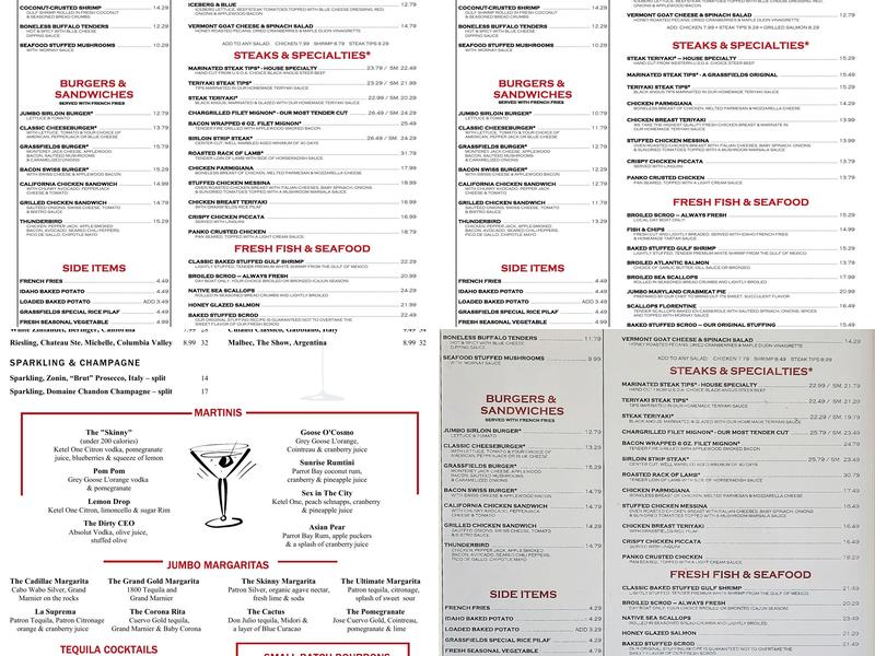 Grassfields Menu