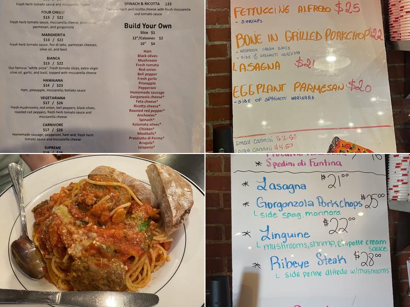 Pinos Pizza Al Centro Menu