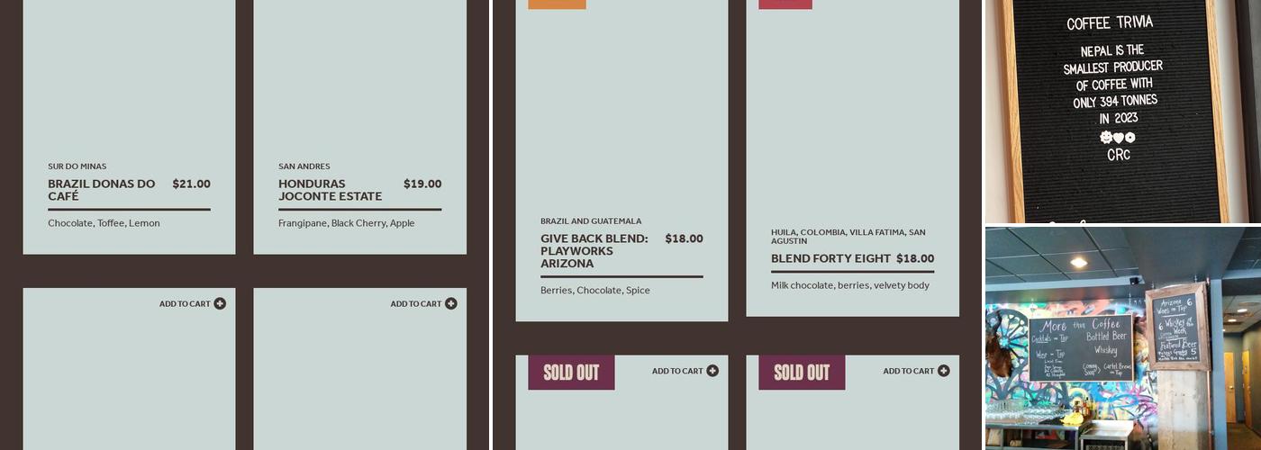 Cartel Roasting Co. Menu