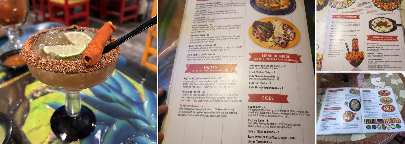 Mariscos Playa Hermosa Menu