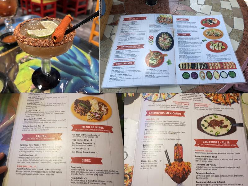 Mariscos Playa Hermosa Menu