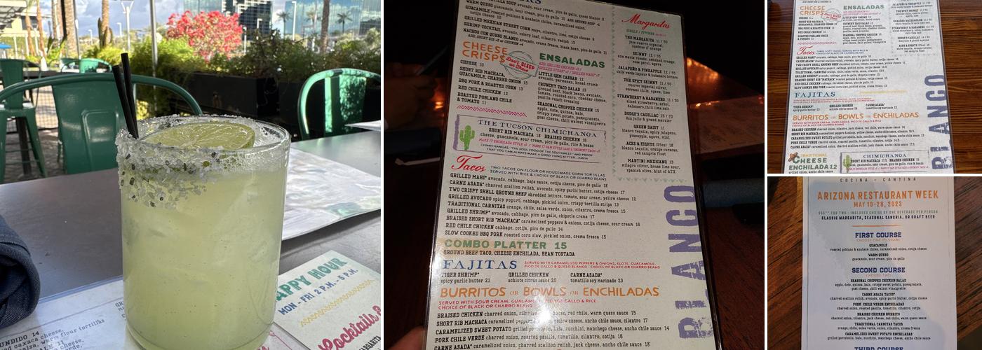 Blanco Cocina + Cantina Menu