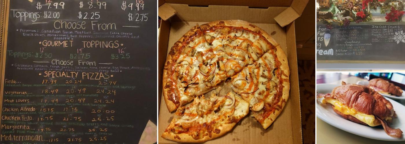 Antonious Pizza Cafe Menu