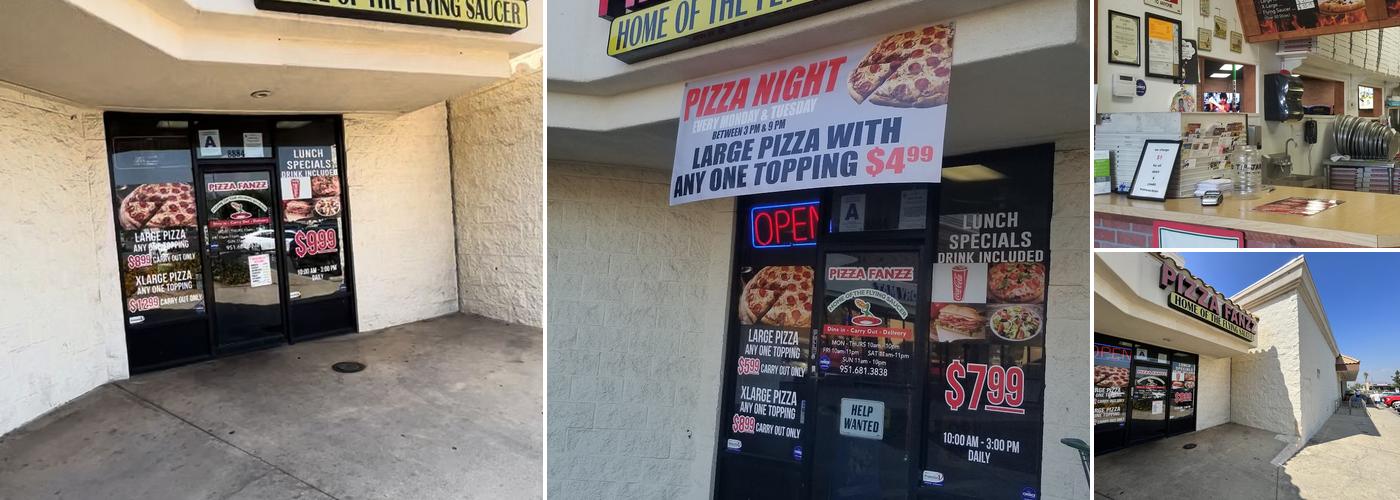 Pizza Fanzz Home of the Flying Saucer