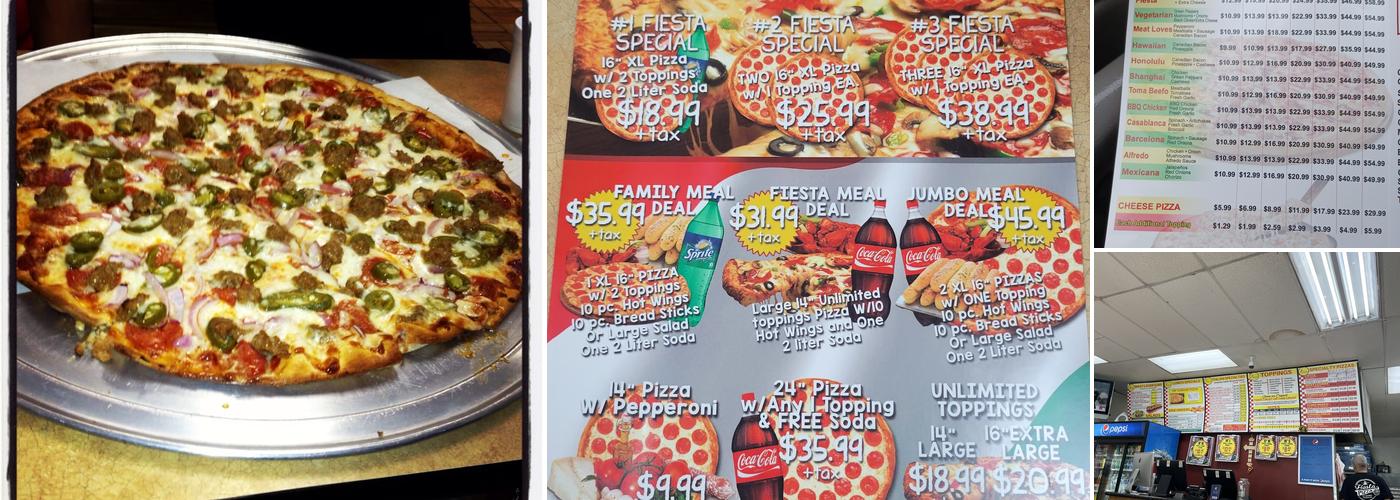 Fiesta Pizza Menu