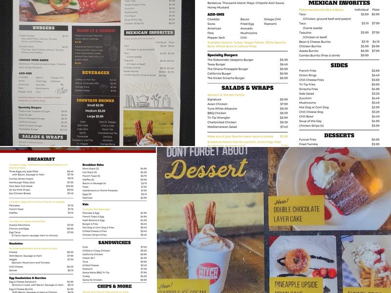 The Hitch Burger Grill - Rancho Cucamonga Menu