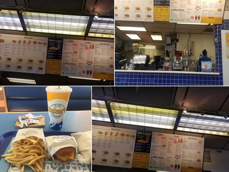 Baker's Drive-Thru Menu