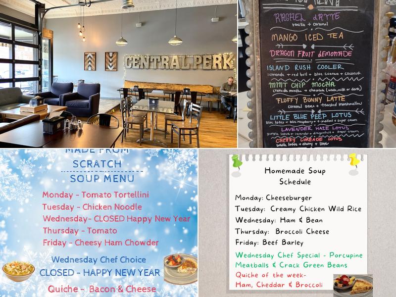 Central Perk Coffee House Menu