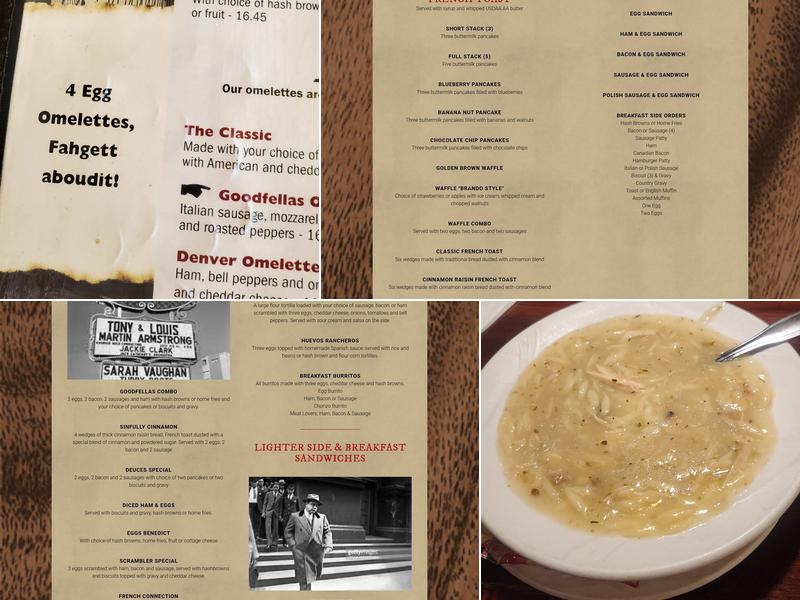 Goodfellas Cafe Menu