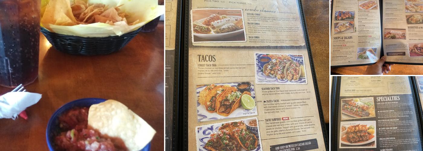 El Torito Menu