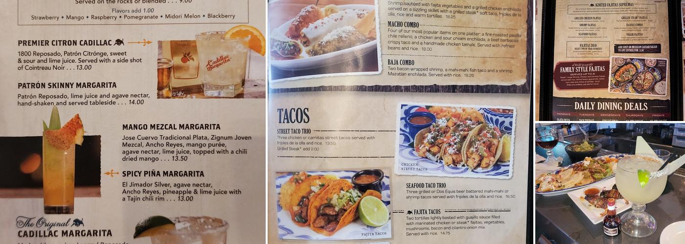 El Torito Menu