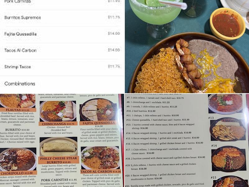 El Tequila Menu