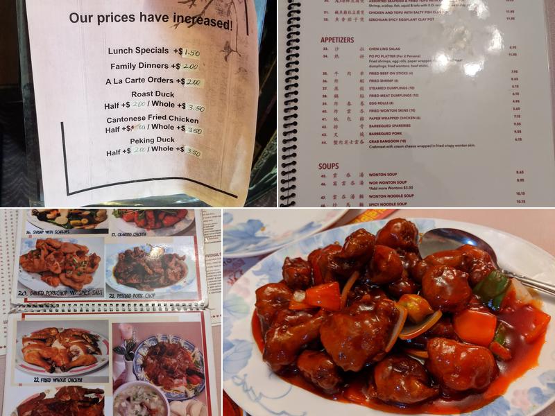 Chen Ling Palace Menu