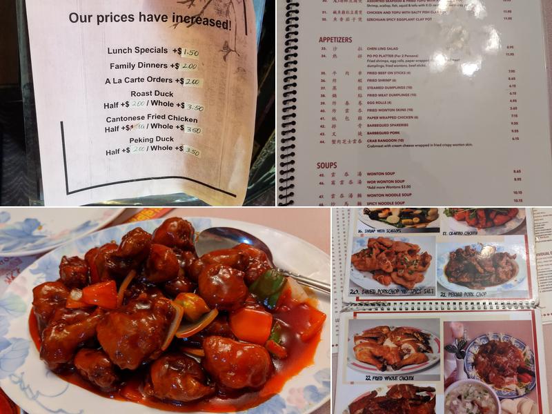 Chen Ling Palace Menu