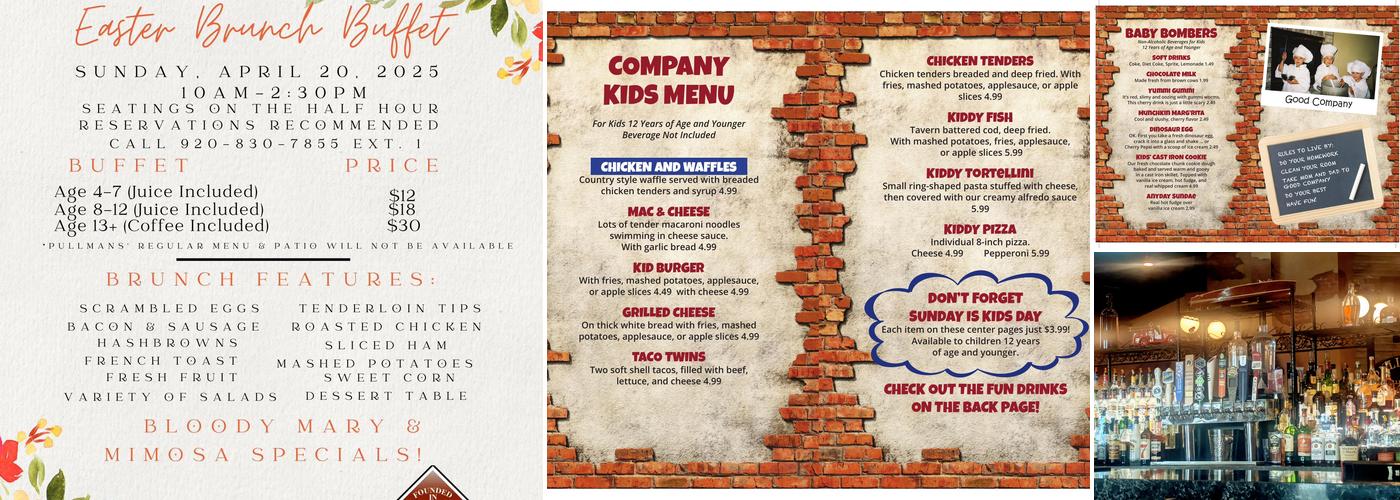 Pullmans At Trolley Square Menu