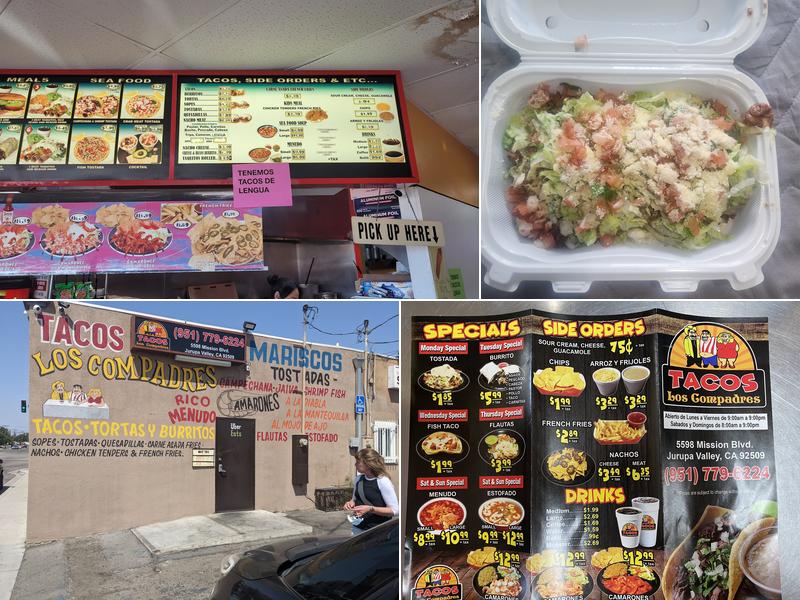 Tacos Los Compadres Menu