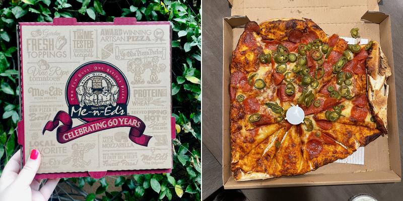 Me n ed's Pizzeria Menu