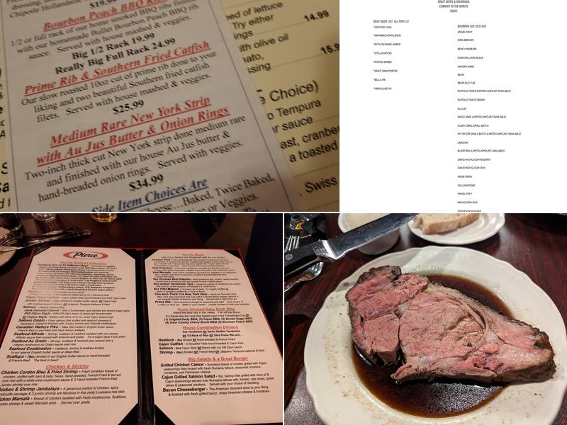 The Red Ox Seafood and Steakhouse Menu