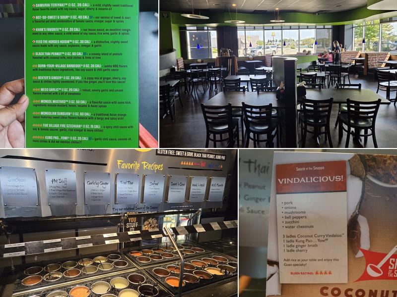 HuHot Mongolian Grill Menu