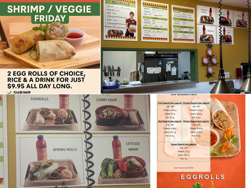 Eggrolls Inc. Menu