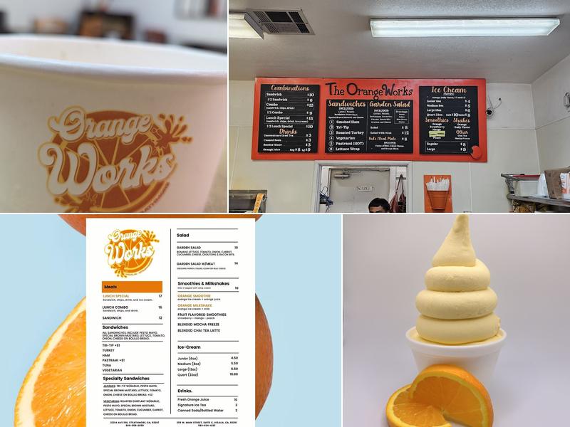 The Orange Works Menu