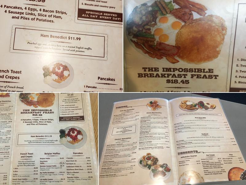Cafe 101 Menu