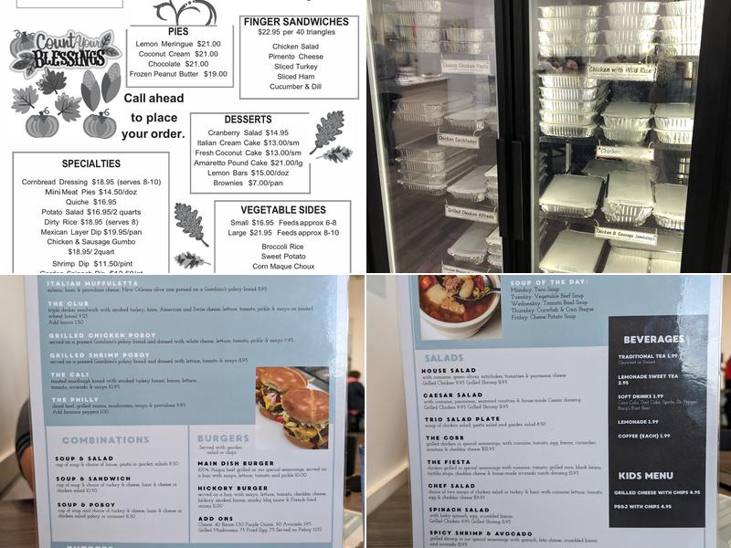 Main Dish & More Menu