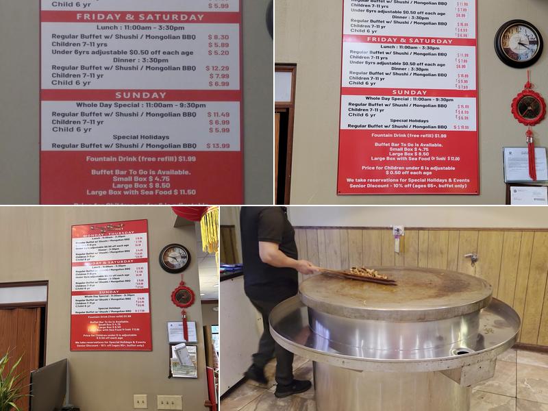 China King asian food Menu