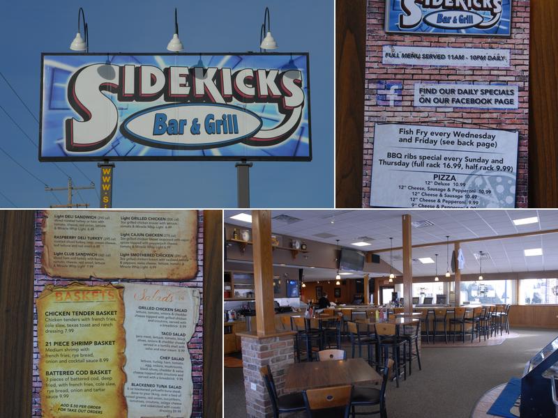 Sidekicks Bar & Grill Menu