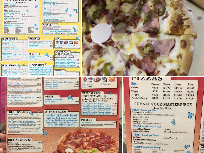 Santa Barbara Pizza & Chicken Menu