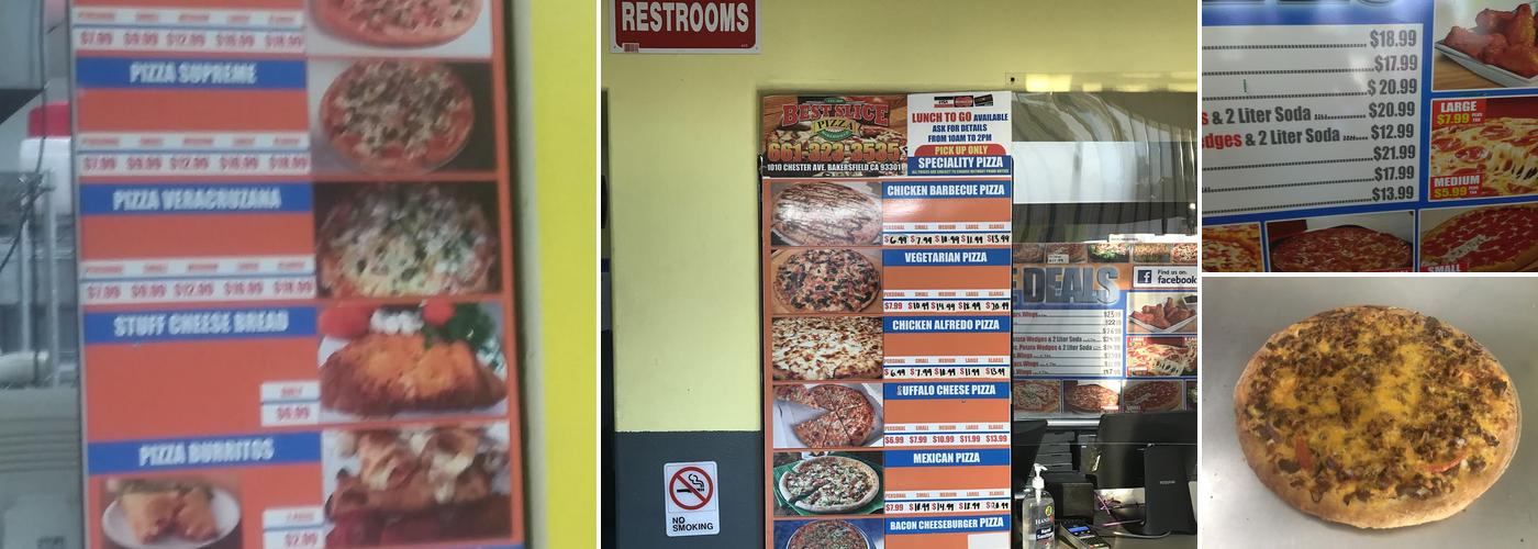 Best Slice Pizza Menu